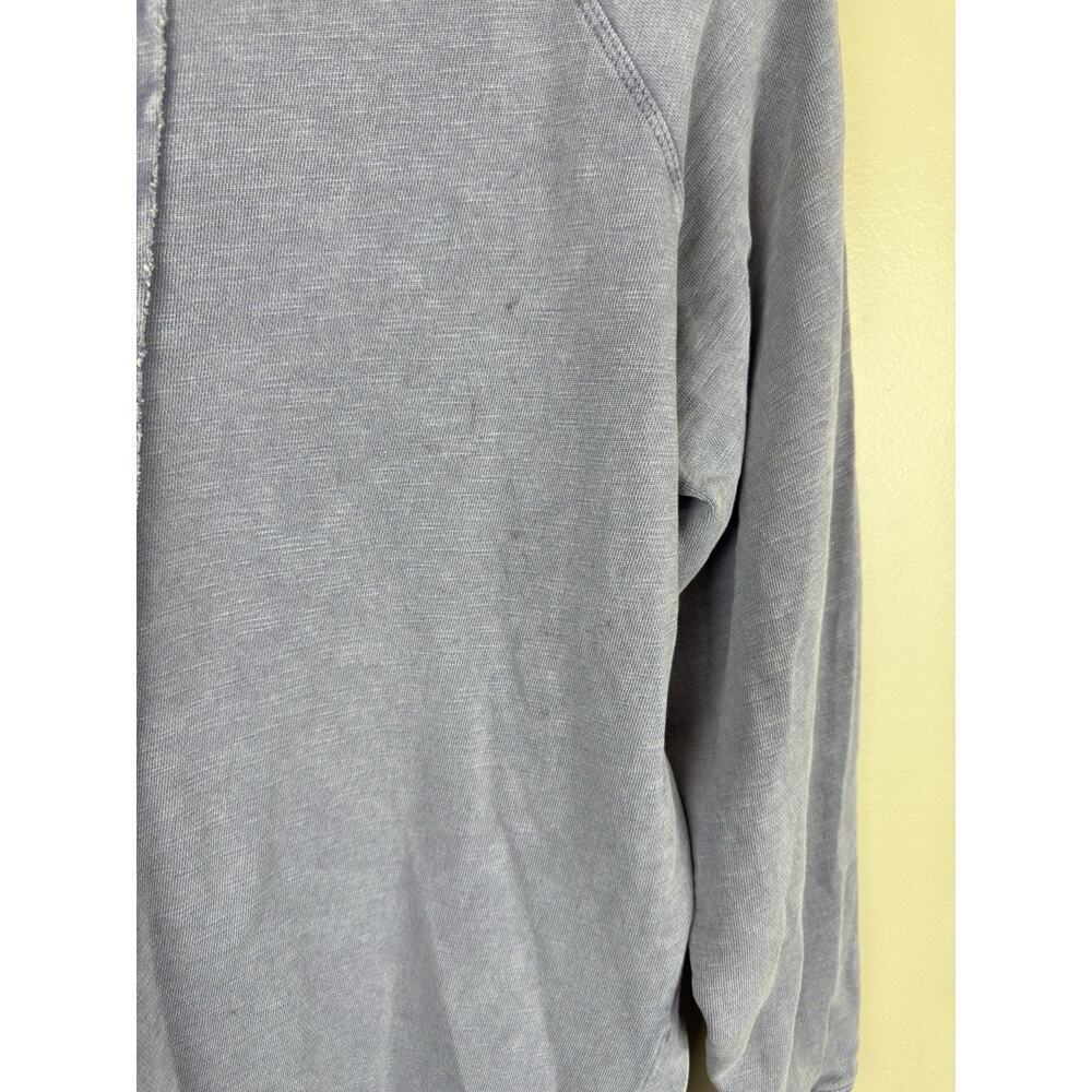 Pilcro Crossover Pullover Sweatshirt Women XXS Long Sleeve Purple Cozy Oversized - Picture 8 of 13